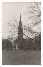 Boston Massachusetts 1920s Arlington Street Church Steeple Standard Postcard picture