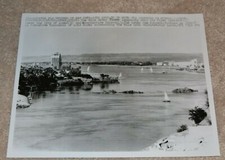 Al-Sadd al-ʿĀlī Manteqet  ORIGINAL ASWAN DAM PHOTO EGYPT NILE RIVER VINTAGE picture