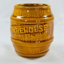 Vintage Tiki Mug Rum Barrel Warehouse Restaurant Marina Del Rey CA Kitsch MCM picture