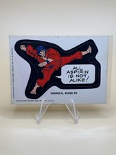 1974 / 1975 TOPPS MARVEL COMIC BOOK HEROES STICKER CARD - SHANG-LI KUNG FU picture