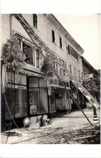 Granville NY New York Burned Stores RPPC Photo Postcard COPY picture