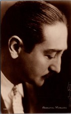 Adolphe Menjou Actor RPPC Postcard 1941 Hollywood Star Portrait picture