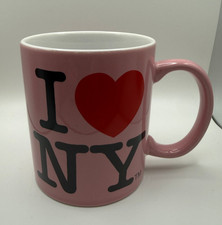 Official Pink I Love NY 11oz Ceramic Mug from New York Souvenir City Merchandise picture