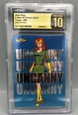 CGC 10 Pristine  Topps Finest X-Men '97 Uncanny Short Print Jean Grey POP 2  picture