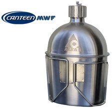 ALFA1 Military Stainless Steel Canteen & Kidney Style Cup picture