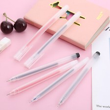 Transparent Frosted Gel Pen 0.5mm Bullet-Point Fountain-Pen LearnStationery 1/ey picture