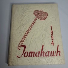 Vtg. 1954 University of Nebraska Omaha (UNO) Tomahawk Yearbook, Good Condition picture