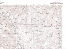 Lime Quadrangle Oregon 1988 USGS Topo Map 7.5 Minute Topographic picture