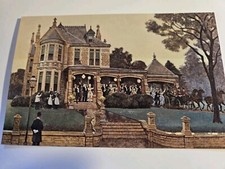 Hall Street Wedding 1887 St Joseph Missouri Postcard Unused picture