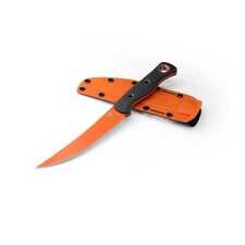 Benchmade 15500OR-2 Meatcrafter Fixed Blade Knife 6.08in S45VN Orange Steel picture