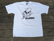 REPRO US NAVY WW2 SEABEES WHITE COTTON T-SHIRT SIZE XL X-LARGE USN picture