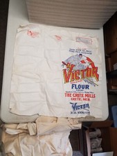 Vintage Bemis Victor 24 lb Flour Sack (V) picture
