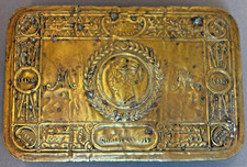 Antique 1914 WW1 Princess Mary Christmas 1914  Brass Gift Box picture