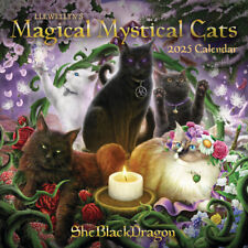 Llewellyn's 2025 Magical Mystical Cats Wall Calendar picture