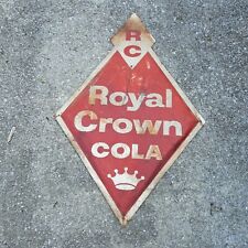 Vintage Large 1955 RC Cola Royal Crown Metal Sign marked Robertson 603-2-55 picture