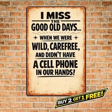 Nostalgic I'm So Glad Retro Print Tin Sign Vintage Home Wall Art 8x12 picture