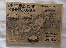 Picturesque Lake Minnetonka Souvenir guide, 1975 reprint by S.E. Ellis picture