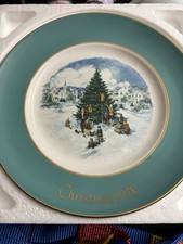 Avon Christmas Plates. 1975-76-78-79-80-81-82. Original Packaging. Pristine. picture