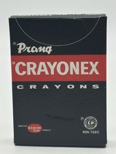 Vintage NOS Dixon Prang CRAYONEX Crayons Box 16ct. QTY Available Made In America picture