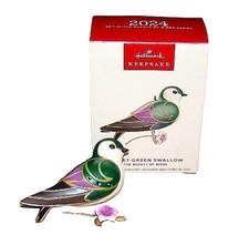 Hallmark 2024 Beauty of Birds #20 Violet Green Swallow Keepsake Xmas Ornamnt NIB picture
