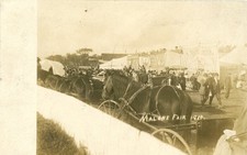 Postcard Antique Real Photo View of Malone State Fair, Malone, NY.      K8 picture