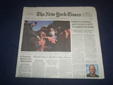 2021 NOVEMBER 25 NEW YORK TIMES - 3 FOUND GUILTY IN AHMAUD ARBERY MURDER picture