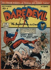 Daredevil (Golden Age) #4: Vintage Superhero Comic Book | October 1941 picture
