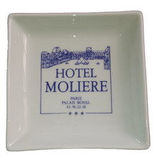 Vtg French Porcelain Hotel Moliere Paris Palais Royal Trinket Dish Tip Pin Tray picture