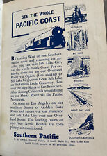 Vintage 1935 Utah Guide Railroad Ads National Parks LDS Salt Lake City illus  picture