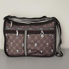 Lesportsac x Peanuts Snoopy 70th Anniversary Large Deluxe Everyday Bag NWT picture