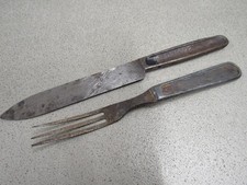 Model 1874 Mess Utensils Knife Fork Pat 1882 Indian War Spanish American War picture