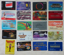 Old Casino Slot Cards & Players Club Cards - LOT of 20 - Many Las Vegas - A picture