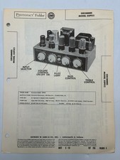Original Sams Photofact Manual GROMMES 50PG2 Tube Amplifier W Schematic 1953 picture