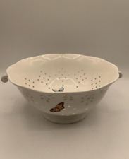 Lenox BUTTERFLY MEADOW Collander  Strainer Louise Le Luyer picture