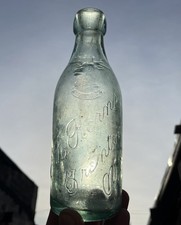 E.L. Kerns Brewing Co Trenton New Jersey Blob Top Bottle Pictorial Script NJ picture