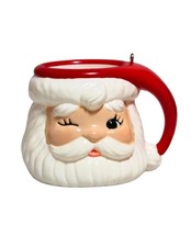 Hallmark Jolly Mug - Santa Keepsake Ornament 2025 VIP2025 - Worn Box picture