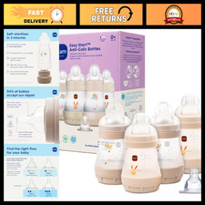 MAM 5oz Easy Start Anti-Colic+ Vented Baby Bottle, 0+ Mths, 4 Pk, Unisex picture