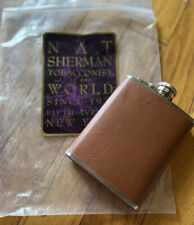 Brizard & Do Cognac Leather Flask New  picture