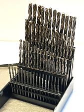 Whitman & Barnes No. 60 Folding Metal Case; Drill Bits; Huot; NOS Unused; +Box picture