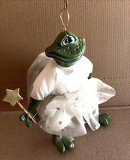 Russ Berrie Dream Weavers Frog Angel Shelf Sitter Kathleen Kelly w/ Tags picture