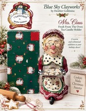 Blue Sky Clayworks Heather Goldminc Mrs. Claus Fresh From The Oven Tea Candle picture