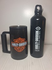 Vintage Harley Davidson Motorcycles 12 oz Mug & 2024 Metal Tumbler picture
