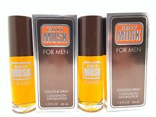 Lot of 2 Pc - Coty Musk 1.5 oz Cologne Spray, for Men Pack of 2 Pc - New in Box picture