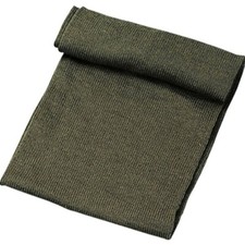 GI Vintage Wool Scarf, Vintage, 100% Wool, Warm, Olive Drab, Made in USA, Used picture