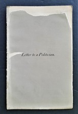 1877 antique LETTER to a POLITICIAN sam tilden by horace greeley Private Printed picture