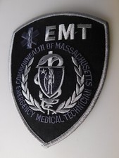 EMT COMMONWEALTH OF MASSACHUSETTS  PATCH SHOULDER CREST MEDICAL TECHNICIAN picture