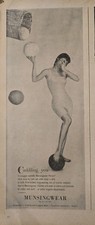 1946 Women's Munsingwear Ponies Snuggly Underwear Bra In One Vintage Fashion Ad  picture