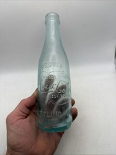Peoria Illinois Straight Side Mid Script Coca Cola Bottle picture
