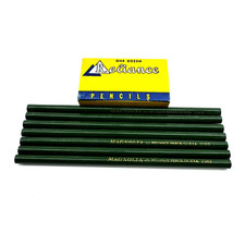 7 Vintage Reliance 2362 Green Pencils Unused picture