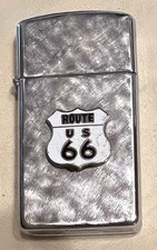 Vintage 1993 Zippo Route 66 Emblem Windproof Lighter Bradford PA USA picture